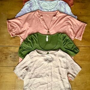 Women's Multi-Color Blouse Lot